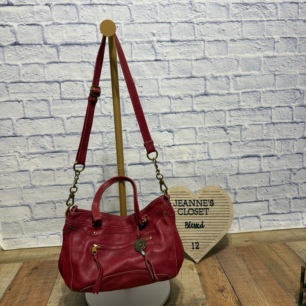 The Sak Tahoe Leather Satchel with Crossbody Strap - Picture 2 of 15